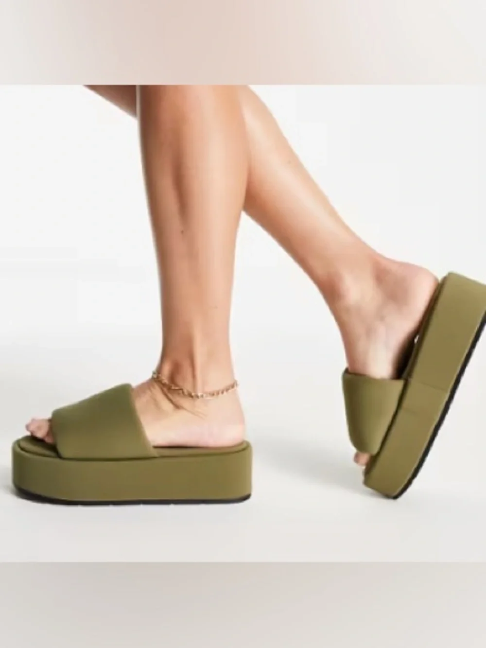 Taya Platform/Flatform Padded Sandals - Picture 1 of 6